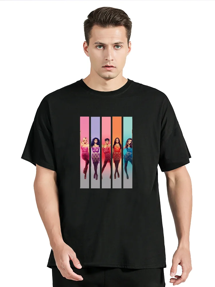

Spice Girls Print Harajuku Aesthetic Cartoon Hip Hop T-shirt Casual Streetwear Clothes Men Cotton T-Shirt O-Neck Women Tees Top