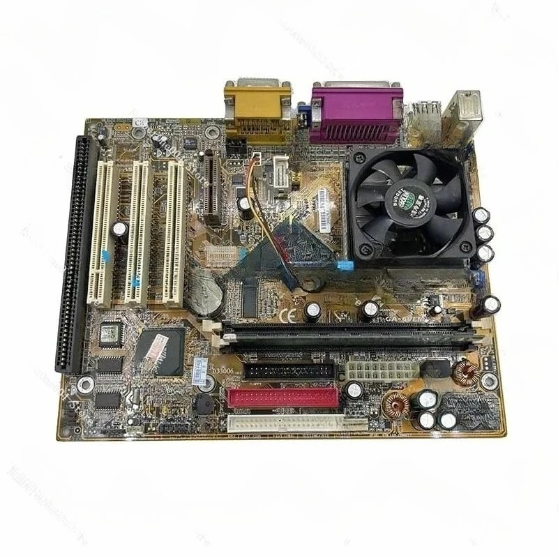 تكون مناسبة للوحة الأم الأصلية 8601T GA-6VEML GA-6VEM ISA مع 3PCI VGA LPT 1 ISA Slot CPU لوحة صناعية
