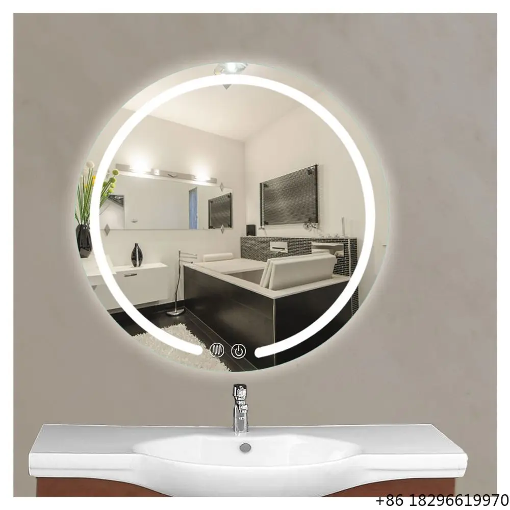 Premium LED Smart Bathroom Mirror Anti-Fog Dimmable Illuminated Wall Vanity