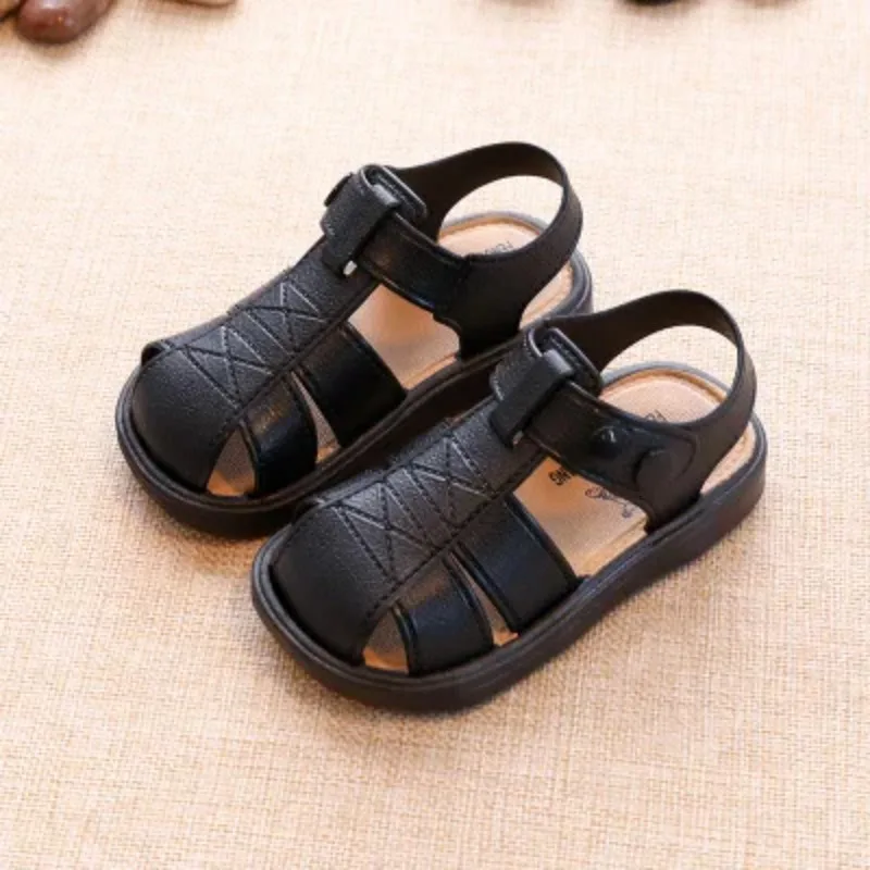 حار بيع طفل Sandals1-4y حذاء طفل لينة وحيد المشي الصنادل الرضع المضادة للانزلاق الصبي حذاء Allmatch حذاء طفل صنادل للفتيات الموضة