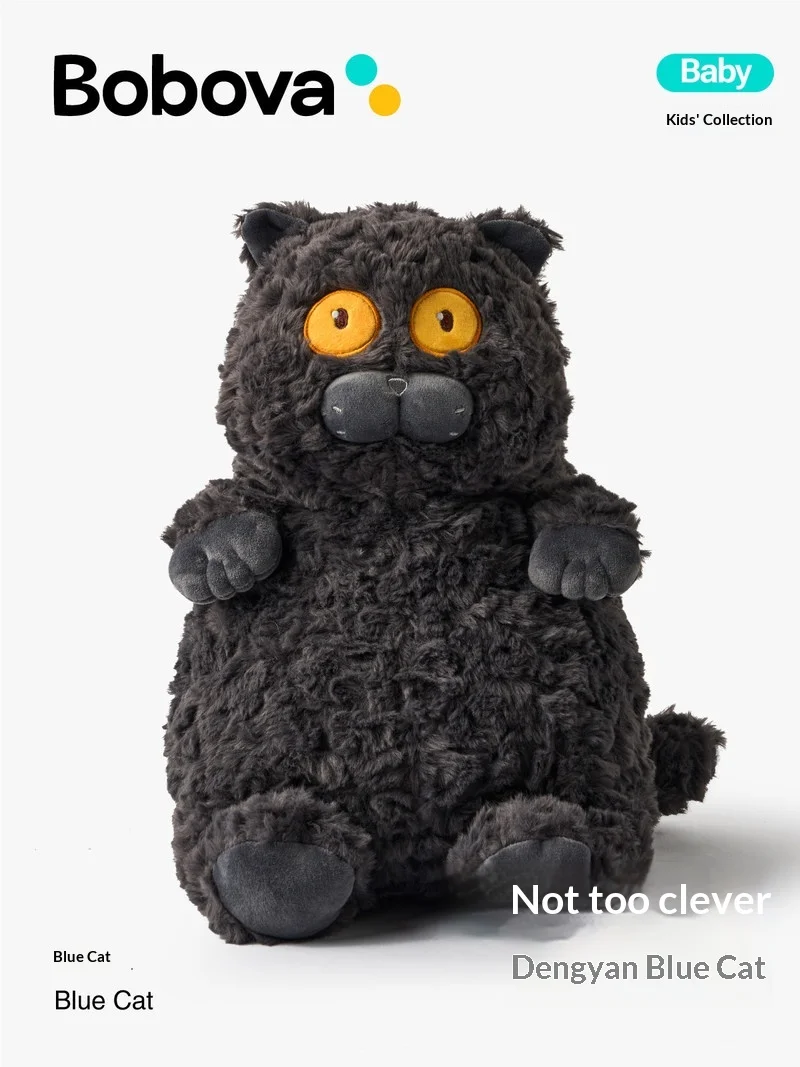 

Плюшевая подушка-котенок Bobova: реалистичная, очень мягкая, для объятий, компаньон для сна, успокаивающая, снимающая тревогу, подарок для девочек и женщин