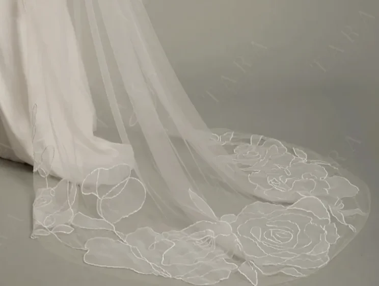 Custom made Double layered veil