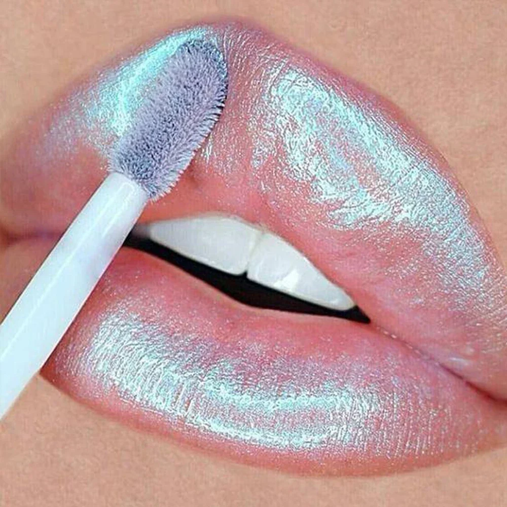 Moisturizing Glitter Mermaid Lip Gloss Waterproof Long Lasting Shiny Sexy Liquid Lip Glaze Lipstick Lips Women Makeup Cosmetics