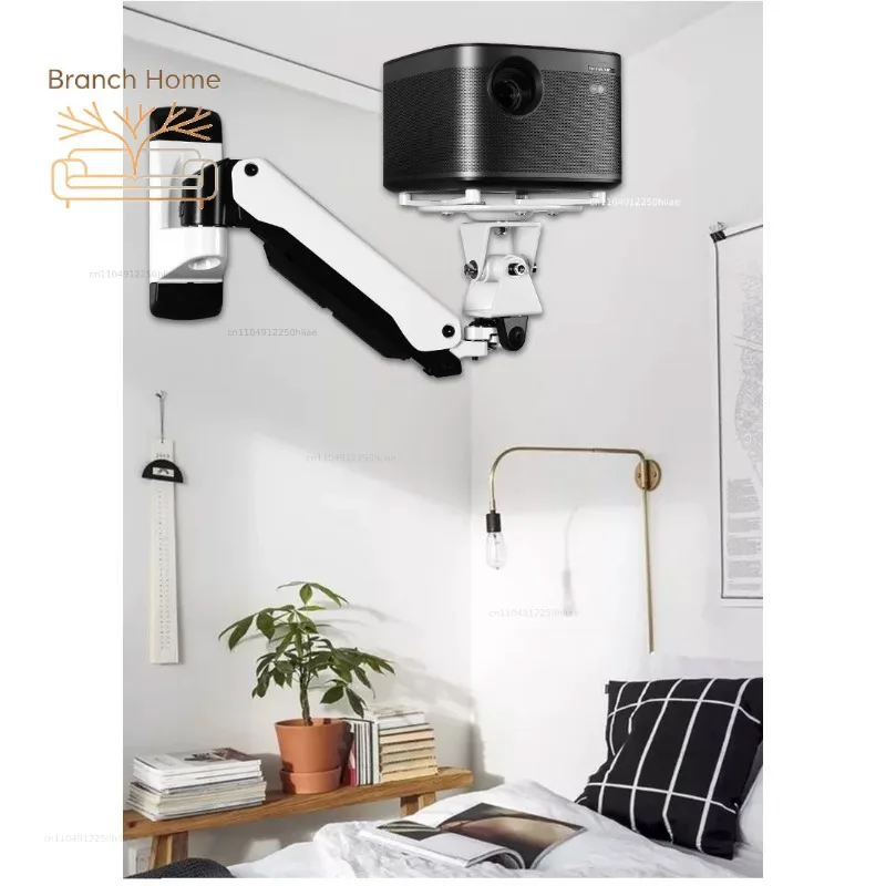 Wall Projector Bracket Pneumatic Projector Ceiling Bracket Bedroom Lifting Rocker Arm Bracket BenQ Dangbei