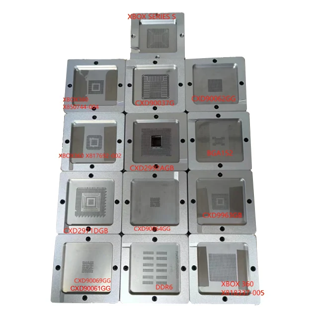 

Xbox 360 BGA Reballing Station 90*90mm CPU GPU Stencils Game Console IC Repairing Welding Equipment