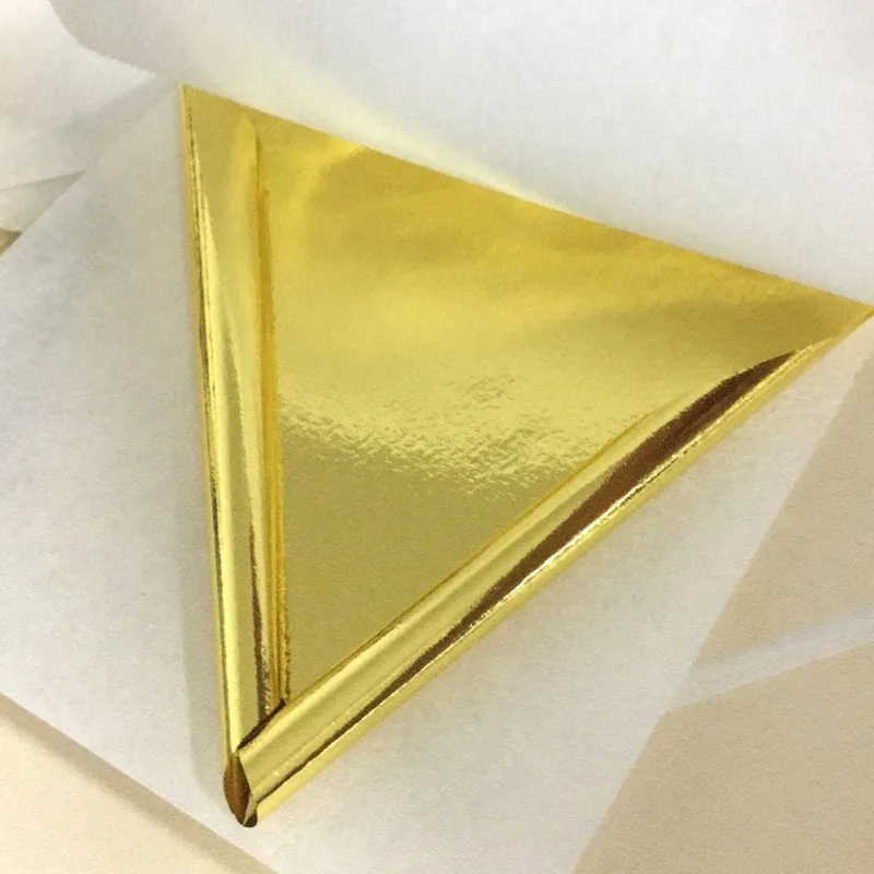 20/60 PCS 8x8cm Practical K Pure Shiny Gold Leaf for Gilding Funiture Lines Wall Crafts Handicrafts Gilding Decoration