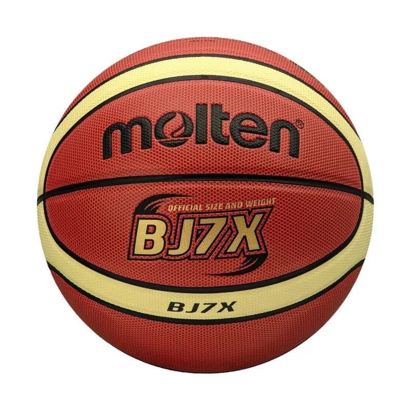 

Molten BJ7X FIBA Approved Basketball Size 7-Premium Microfiber Cover and Butyl Bladder for Professional Indoor Leagues
