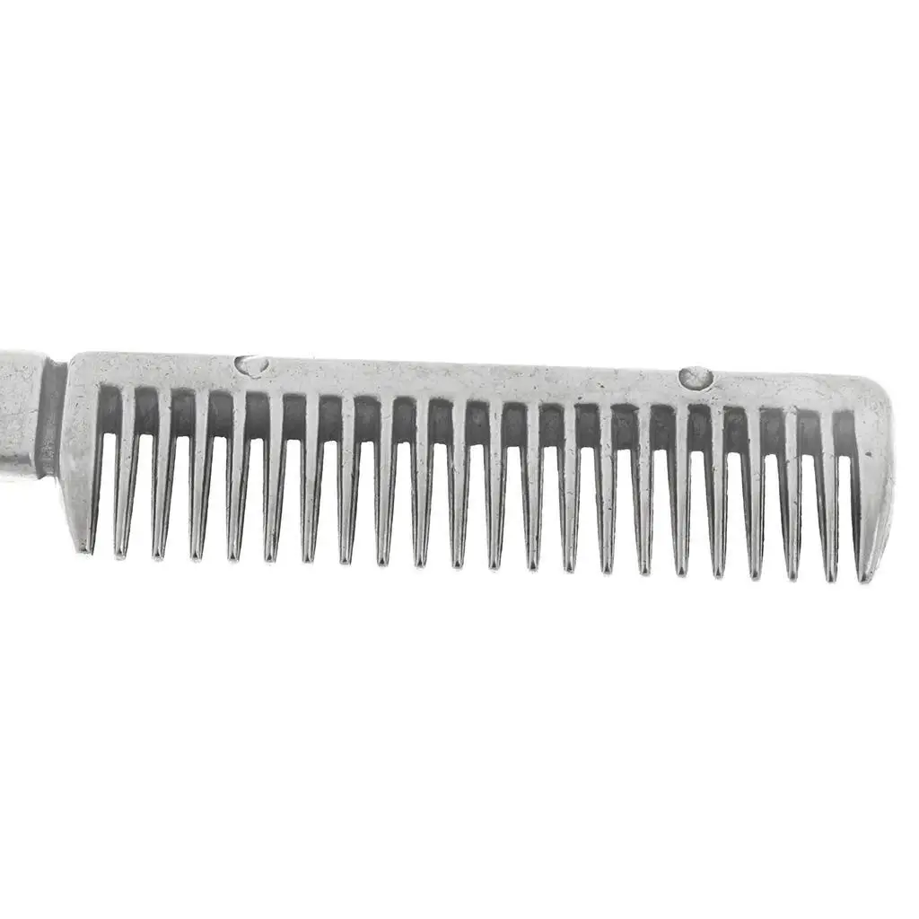 2/3/5 Stainless Steel Polished Horse Pony Grooming Comb Tool Currycomb Durable