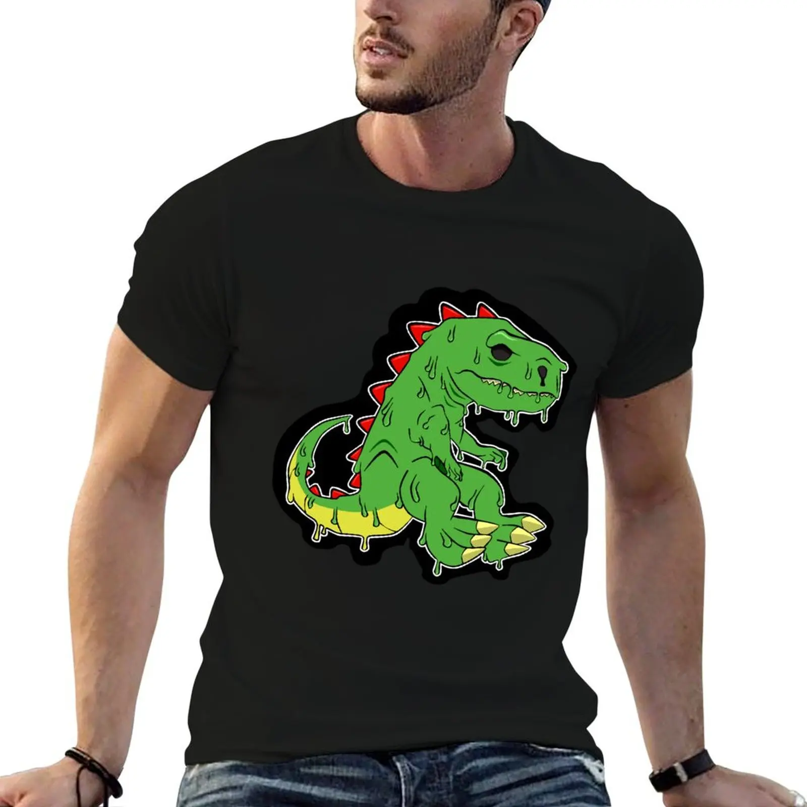 DINO REX T-Shirt Casual Pattern Print Tee Shirt