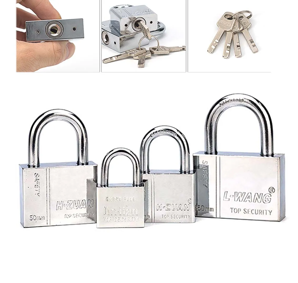 

1Pcs Full Metal Padlock Wolf Head Lock Small Locks Door Locks 30mm 40mm 50mm 60mm Not Rust Waterproof Anti Prying Lock Core