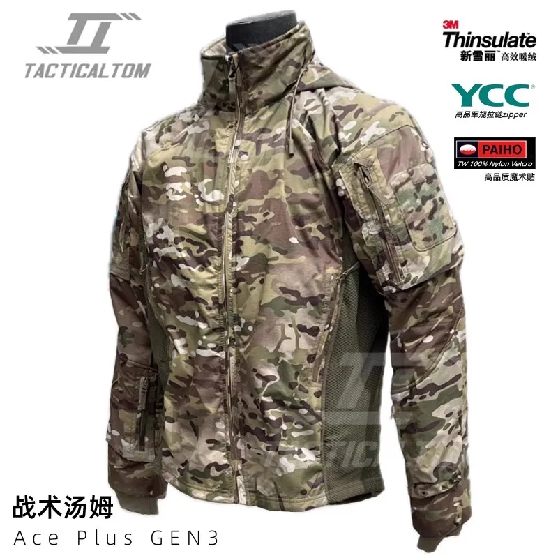 Camping hiking climbing soft shell jacket MC ultra light combat cotton suit UF camouflage DELTA ACE GEN.3 assault suit ﻿