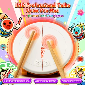 وحدة تحكم طبل IINE Taiko Pro Max ، متوافقة مع Nintendo Switch و PS4 و PS5 والكمبيوتر الشخصي أفضل 12 وحدة تحكم PS5 مبيعا - رقم 12