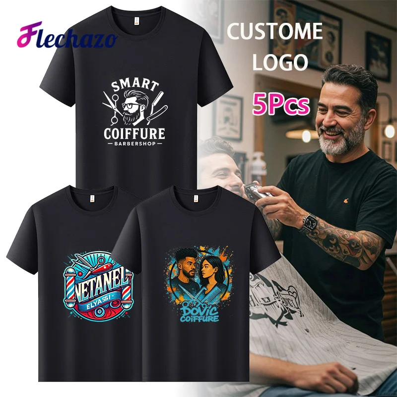 Customize T Shirts Cotton T-Shirt Make Your Design Logo Custom Tshirt For Men And Women Personalized Baber Shirt