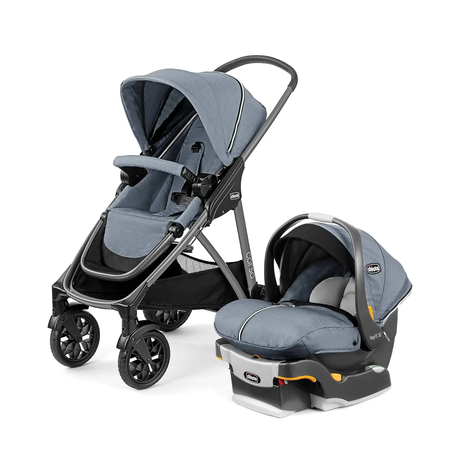 

Corso Stroller with KeyFit 30 Zip Infant Car Seat and Base, Stroller and Car Seat Combo, Infant Travel System