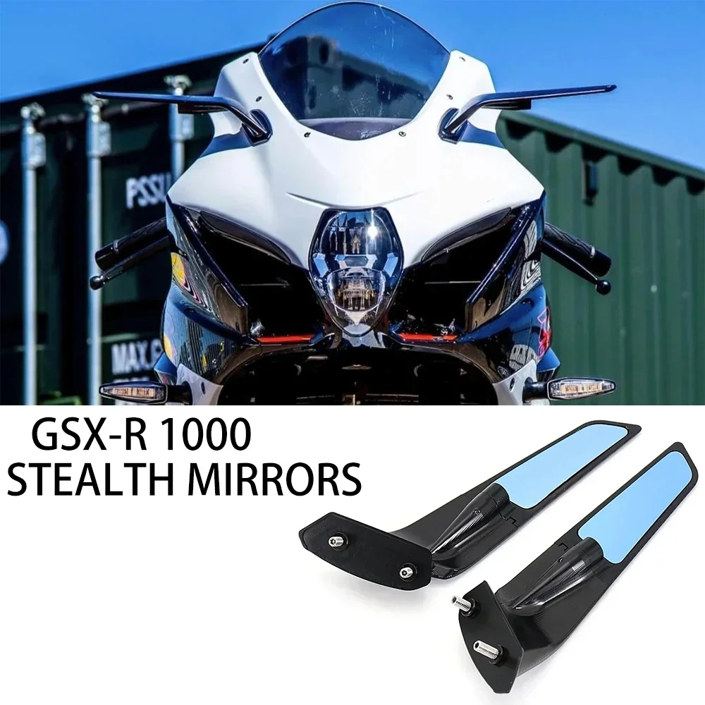 for SUZUKI GSX-R 1000 Accessories Stealth Mirrors GSXR1000R Motorcycle Adjustable Winglet GSXR1000 GSXR 1000R Rear Mirror