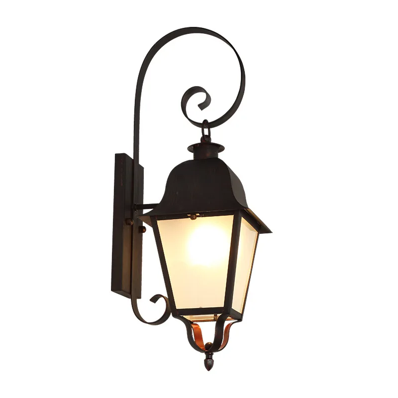 

Outdoor Wall Lamp Waterpro Courtyard Lamp Retro Exterior Wall Entrance Balcony Nostalgic Lamps Lampara De Pared