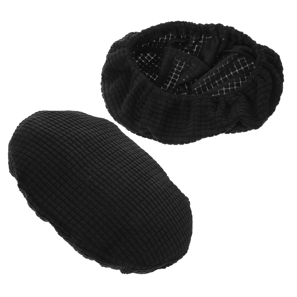 

2Pcs Swivel Chair Head Pillow Cover Armchair Armrest Covers Recliner Polyester Sleeve Gaming Accessories Office Thickened Stain