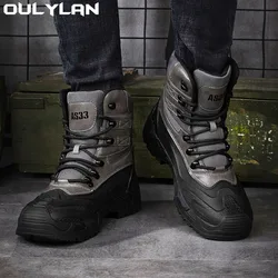 Army Tactical Boots Men Military Combat Training Boots Outdoor Climbing Hiking Shoes Men's Work Safety Desert Shoes New