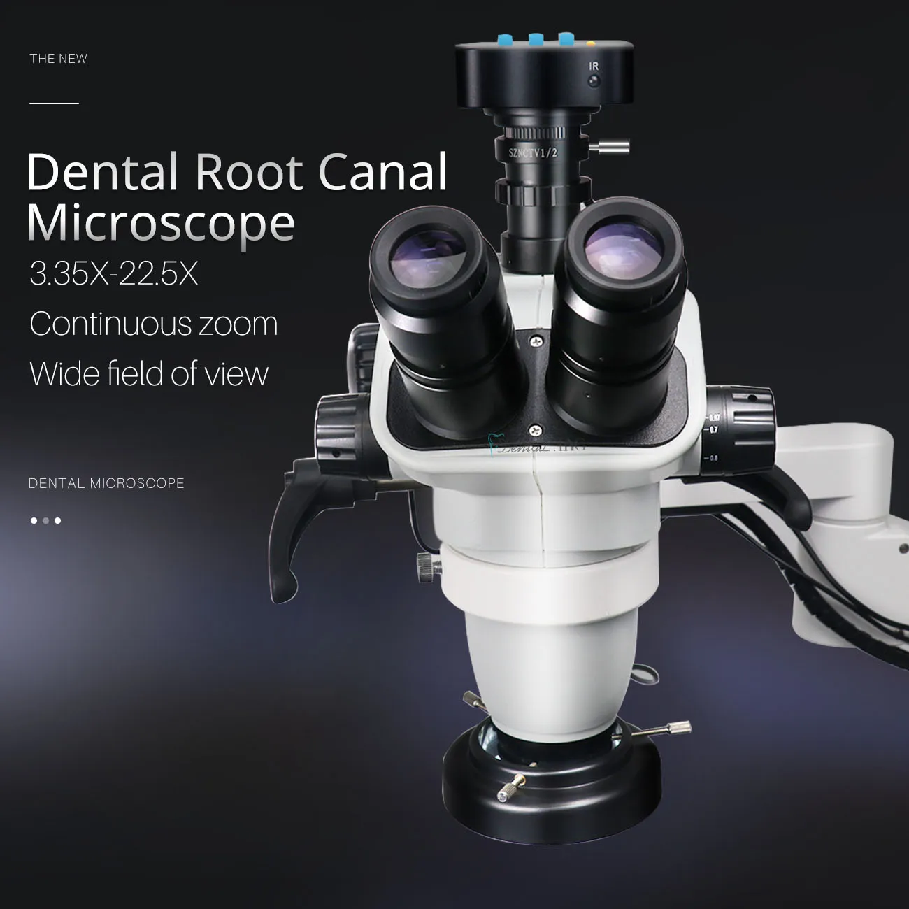 3.35X~22.5X 1080P Dental Microscope With Camera Dental Root Canal Microscope Binocular With Continuous Zoom