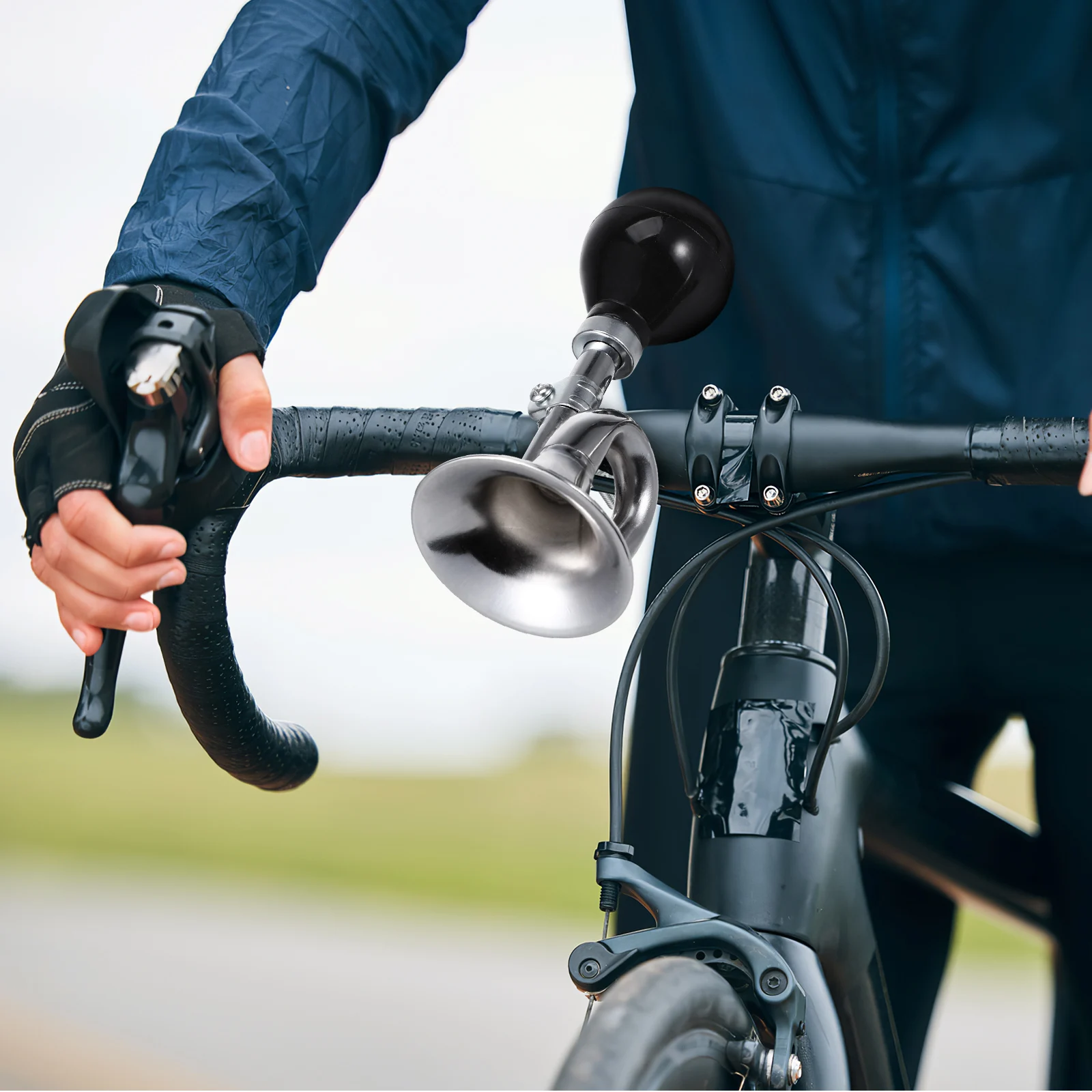 

Bicycle Bell Horn For Practical Handlebar Mount Cycling Alarm Ring Mountain Bike Supplement Horn For Bike Part