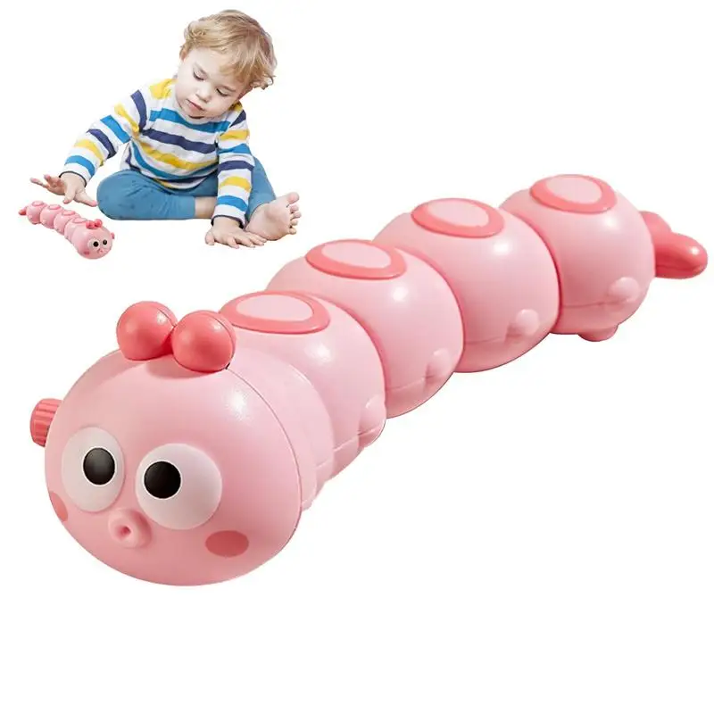 Caterpillar Wind Up Toy Simulation Caterpillar Toys Cute Caterpillar Clockwork Toy Children's Wind Up Toys for Boys Girls