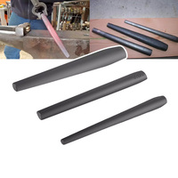 Blacksmith Drifts Kit Large Hammer Tomahawk Mouse Ax Drifts Hammer Eye Drift Tool Kit for Blacksmith Knifemakers