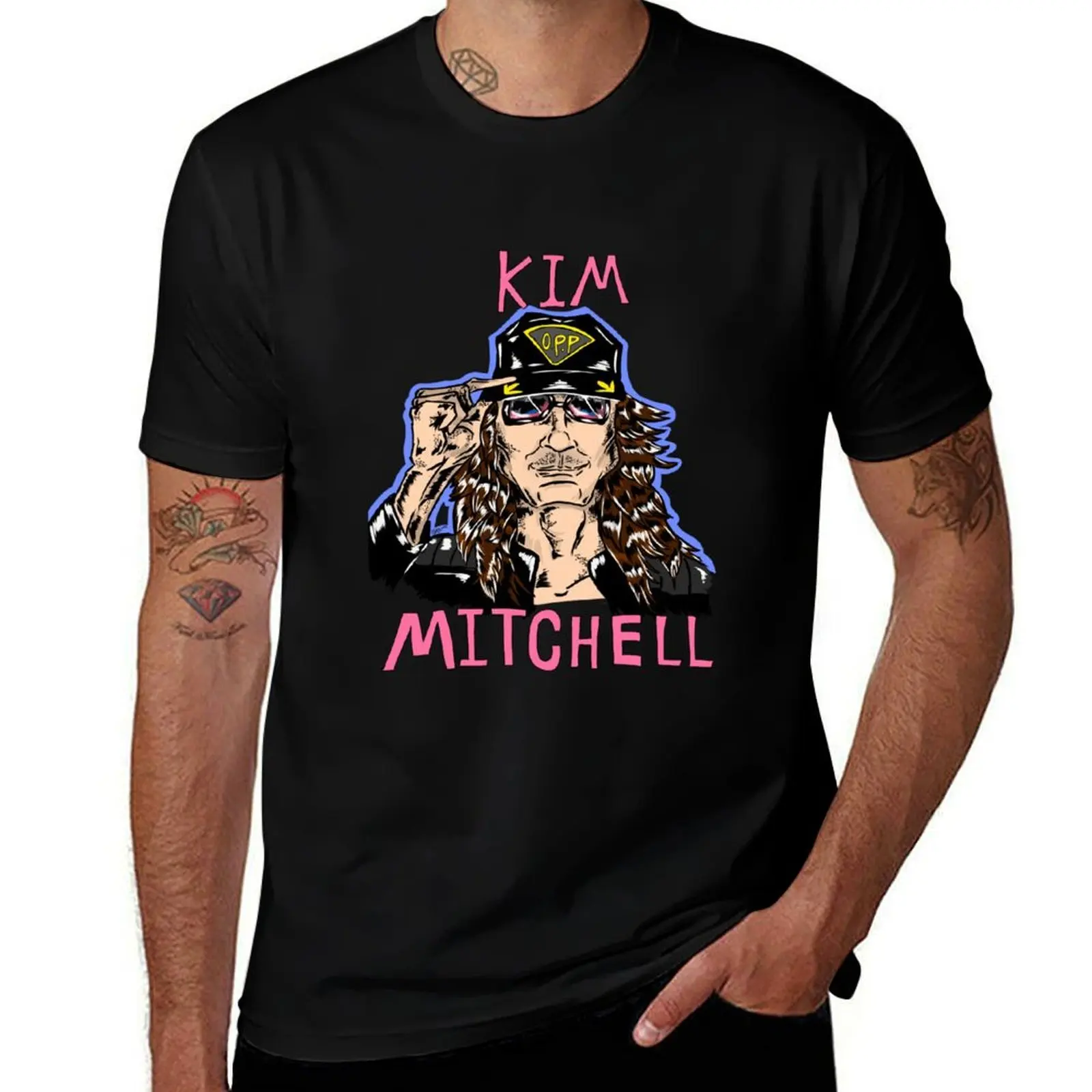 Kim Mitchell Band T-Shirt Industrial Work Tee Shirt T-Shirt
