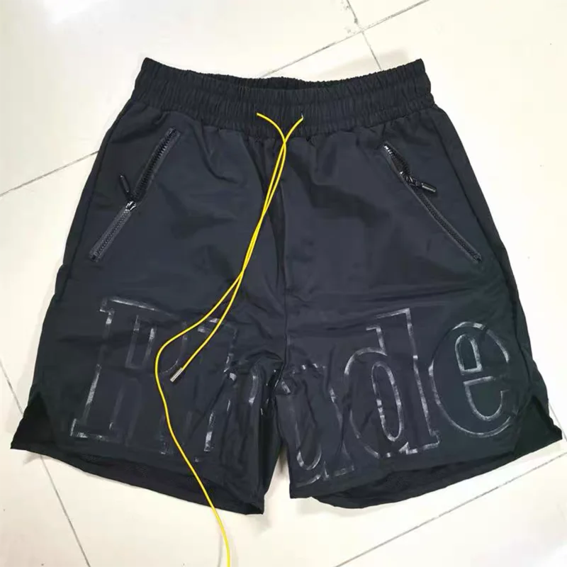 American Fashion Rhude Casual Shorts High-quality Loose and Breathable Sports Shorts Rhude Men's Shorts