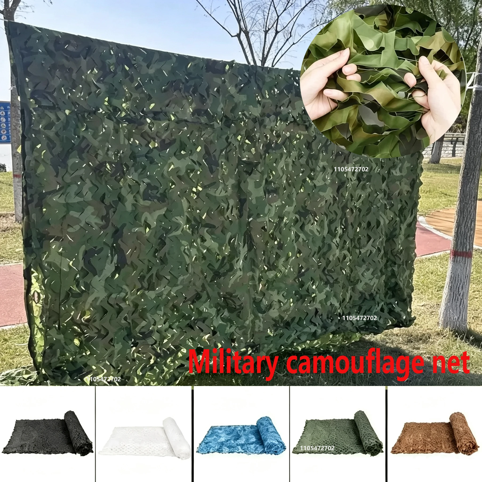High-End Camouflage Net for Camping, Shading and Hiding, Forest Camouflage Party Decoration, Halloween