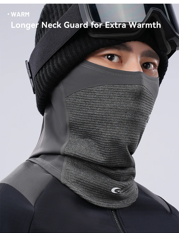 EVR Winter-Woll-Gesichtsmaske, Halswärmer, winddicht, warm, atmungsaktiv, Sturmhaube für Männer und Frauen, zum Skifahren, Radfahren, Motorradfahren, Outdoor-Ausrüstung – Detail 8