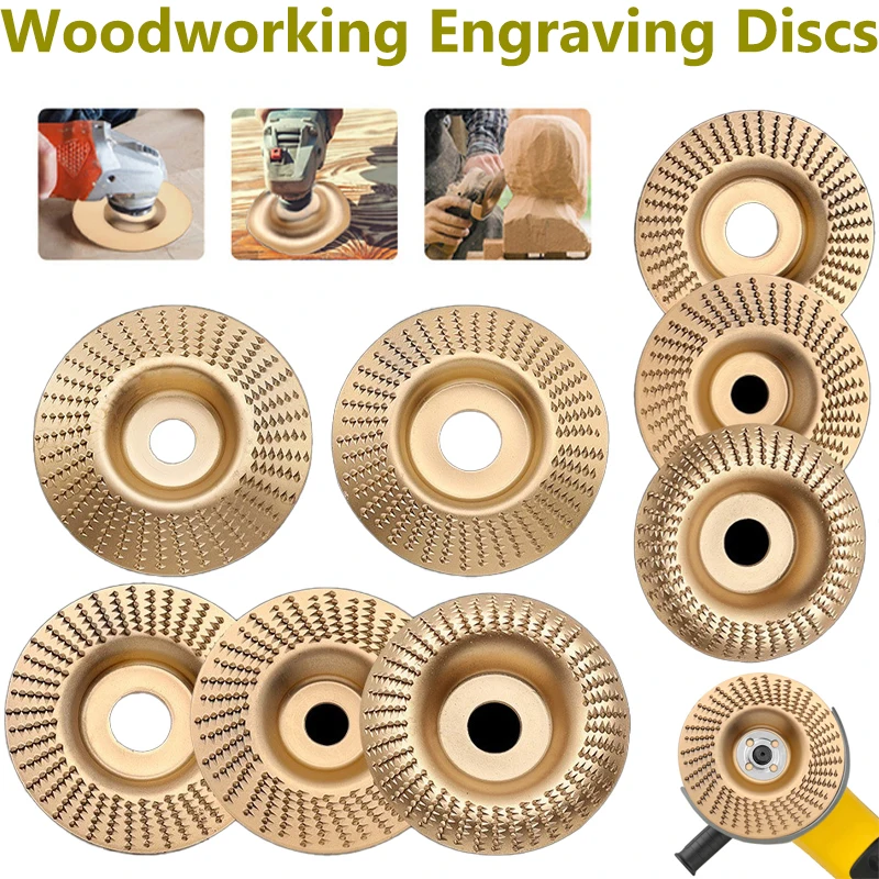 

100mm Angle Grinder Round Polishing Disc Woodworking Shaping Sanding Prick Saw Blade Wooden Tea Tray Carving Tools Accessories