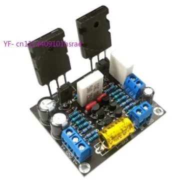 HiFi Mono 100W Power Amplifier Board, 2SC5200+2SA1943 Transistor Amp Module DC 20-50V High Power Audio Board