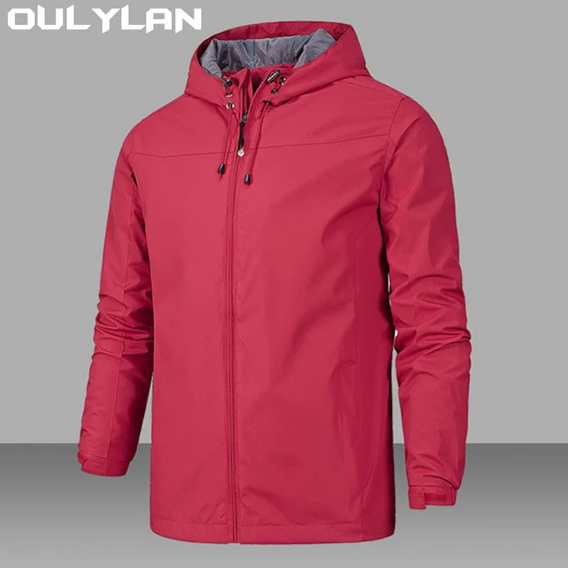 

Oulylan Women Men Waterproof Hiking Jacket Camping Fishing Climbing Trekking Windbreaker Outdoor Softshell Windproof Rain Coats