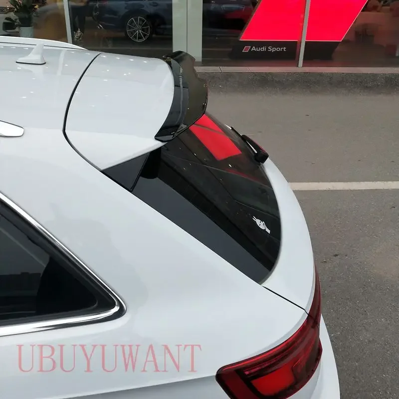 Koolstofvezel Kleur Auto Spoiler Voor Audi A3 Sportback Aleron 2014 2015 2016 2017 2018 2019 Abs Staart Achtervleugels Hatchback Spoiler