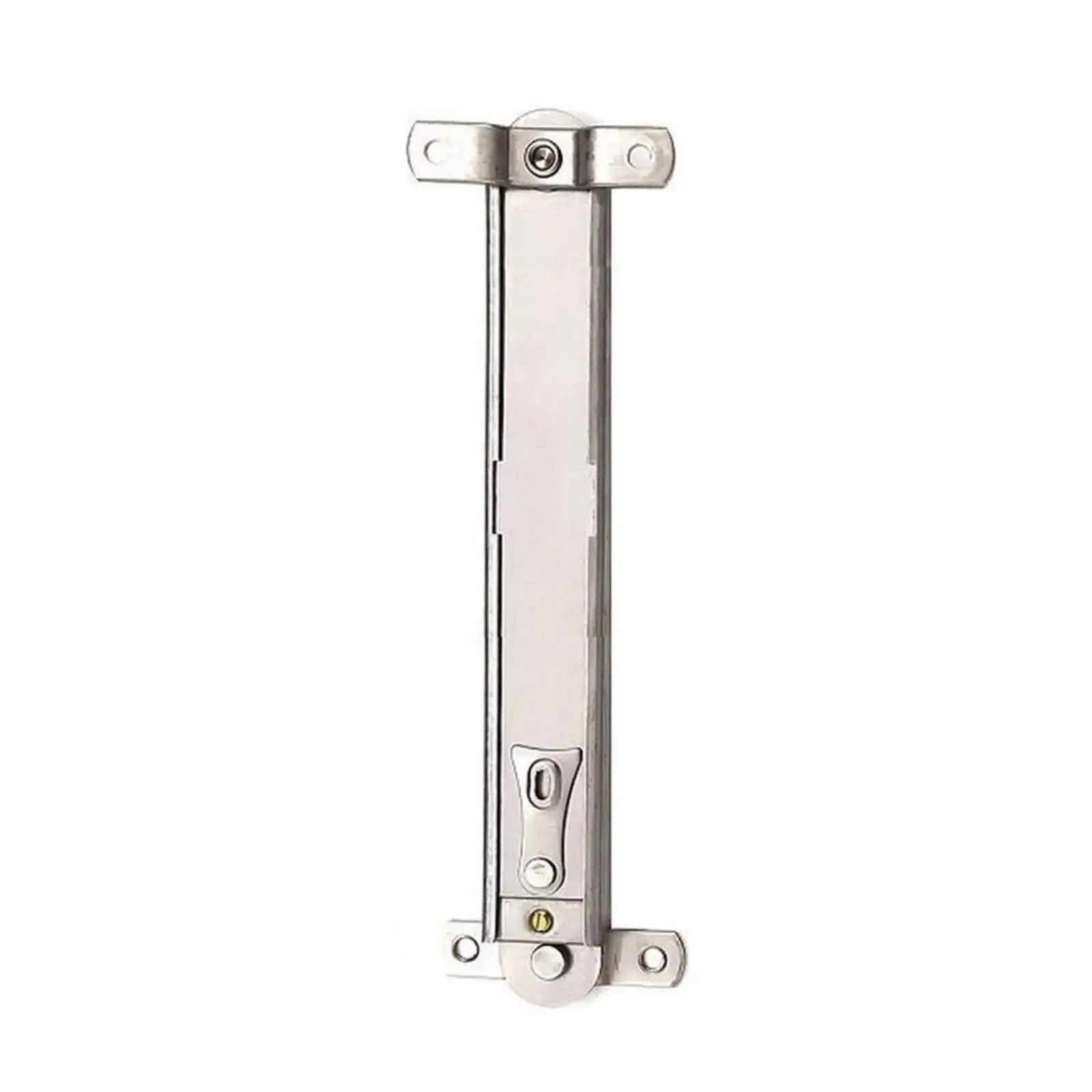 Secure Window Support Arm Limiter Stay Stainless Steel Rectangular Body Hinged End for Glazing Panel Ventilation Control System