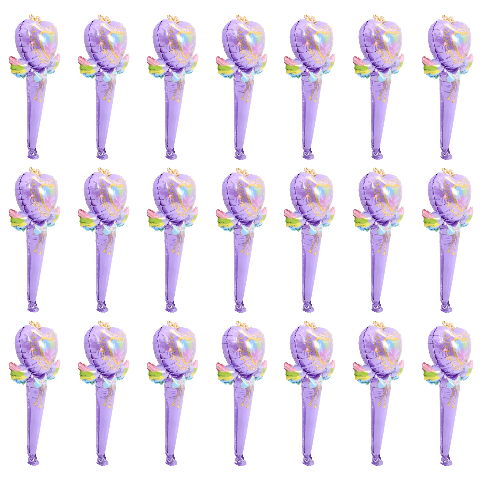

50 Pcs Fairy Stick Balloon Birthday Party Decorations Balloons Accessories Supplies Wand Modeling Shaped
