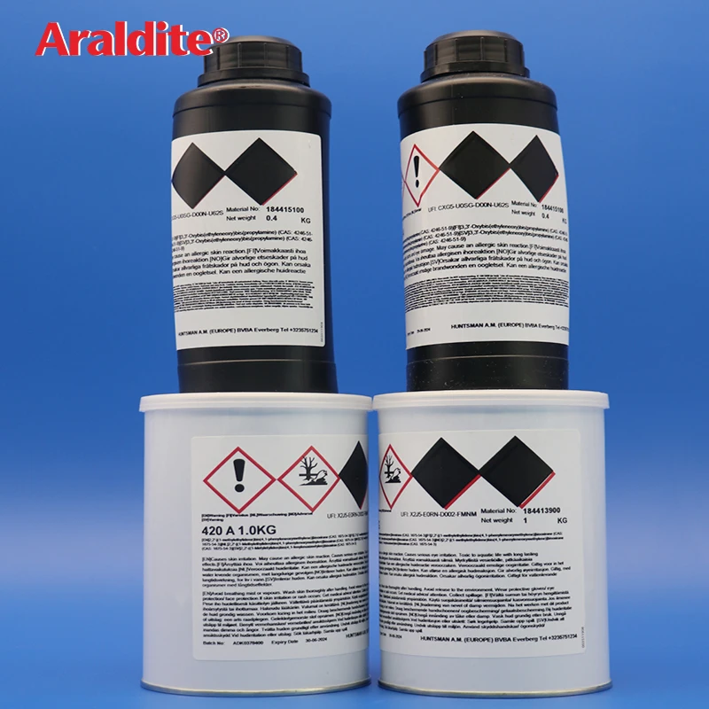 ARALDITE 420 AB epoxy Bonding CFRP composite aeroplane parts Aircraft interior furnishings such as wardrobes stowage bins glue