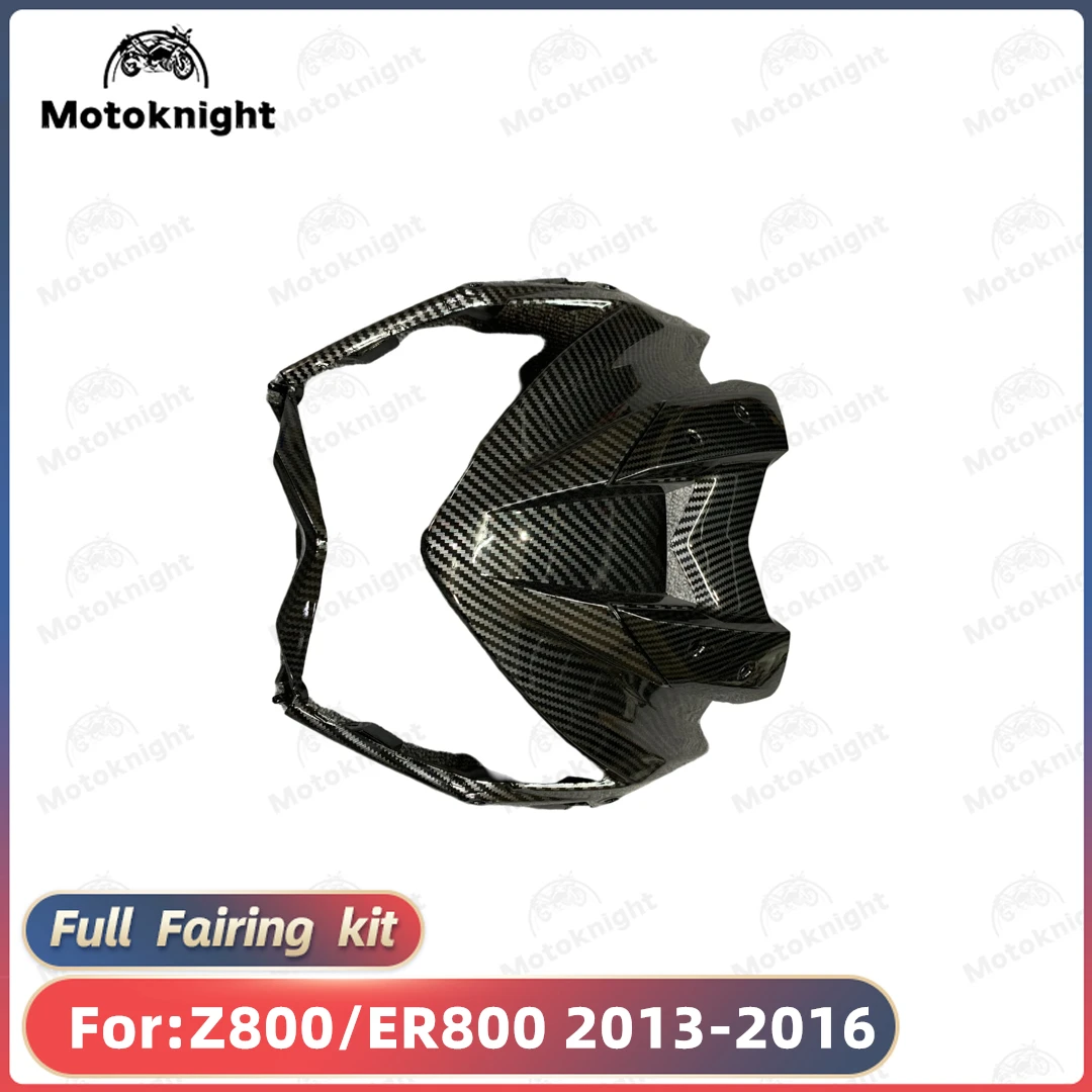 قالب حقن الدراجة النارية مجموعة هدايا كاملة مناسبة لـ Kawasaki Z800 Z 800 ER800 2013 2014 2015 2016 طلاء هيكل السيارة من ألياف الكربون #4