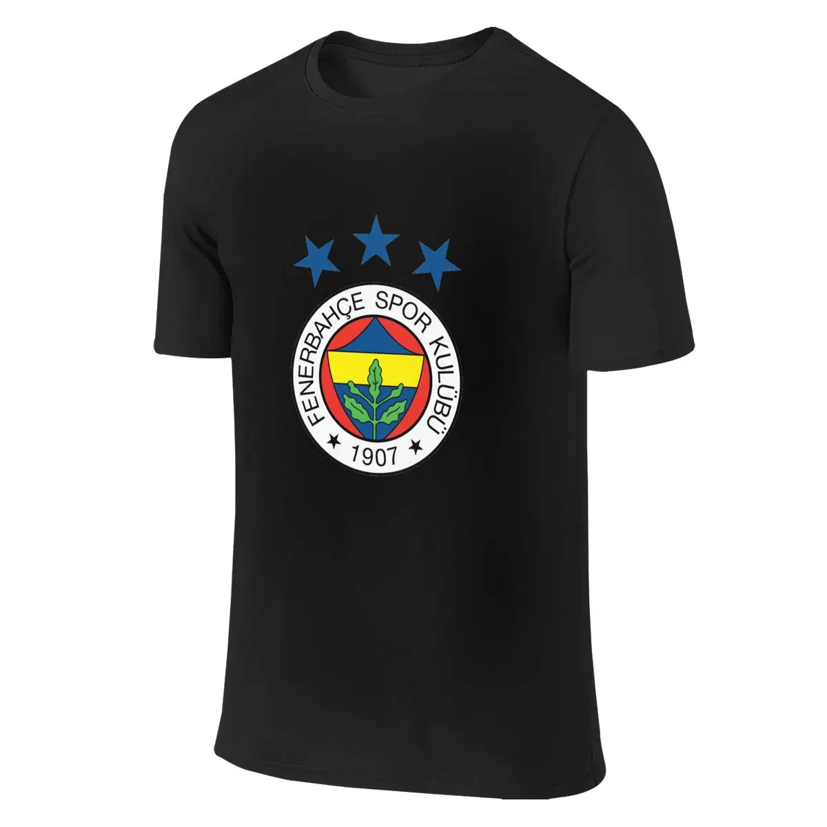 ANNLIN Men's Fenerbahce T-Shirt Summer T Shirt Cotton Short Sleeve Tops Tees TShirt Clothing