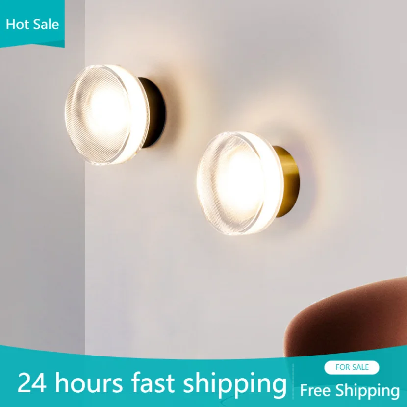 

Led Wall Sconce Lights for Hallway Living Room Bathroom Restaurant Decoration Lighting Fixtures Modern Nordic Background Home