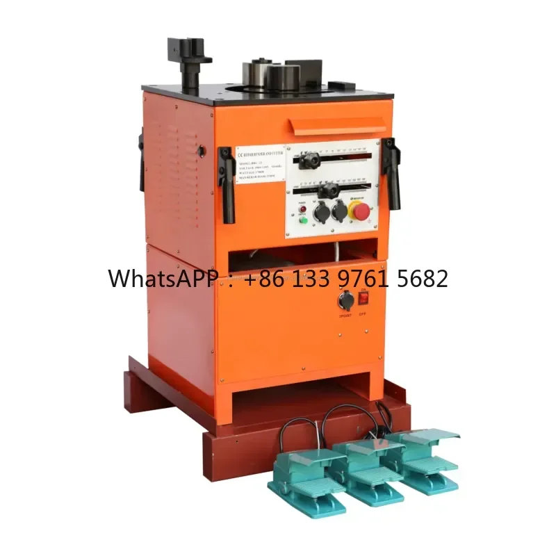 WSQ Small Desktop Single-Phase 25mm Automatic Portable Rebar Bending and Cutting Machine