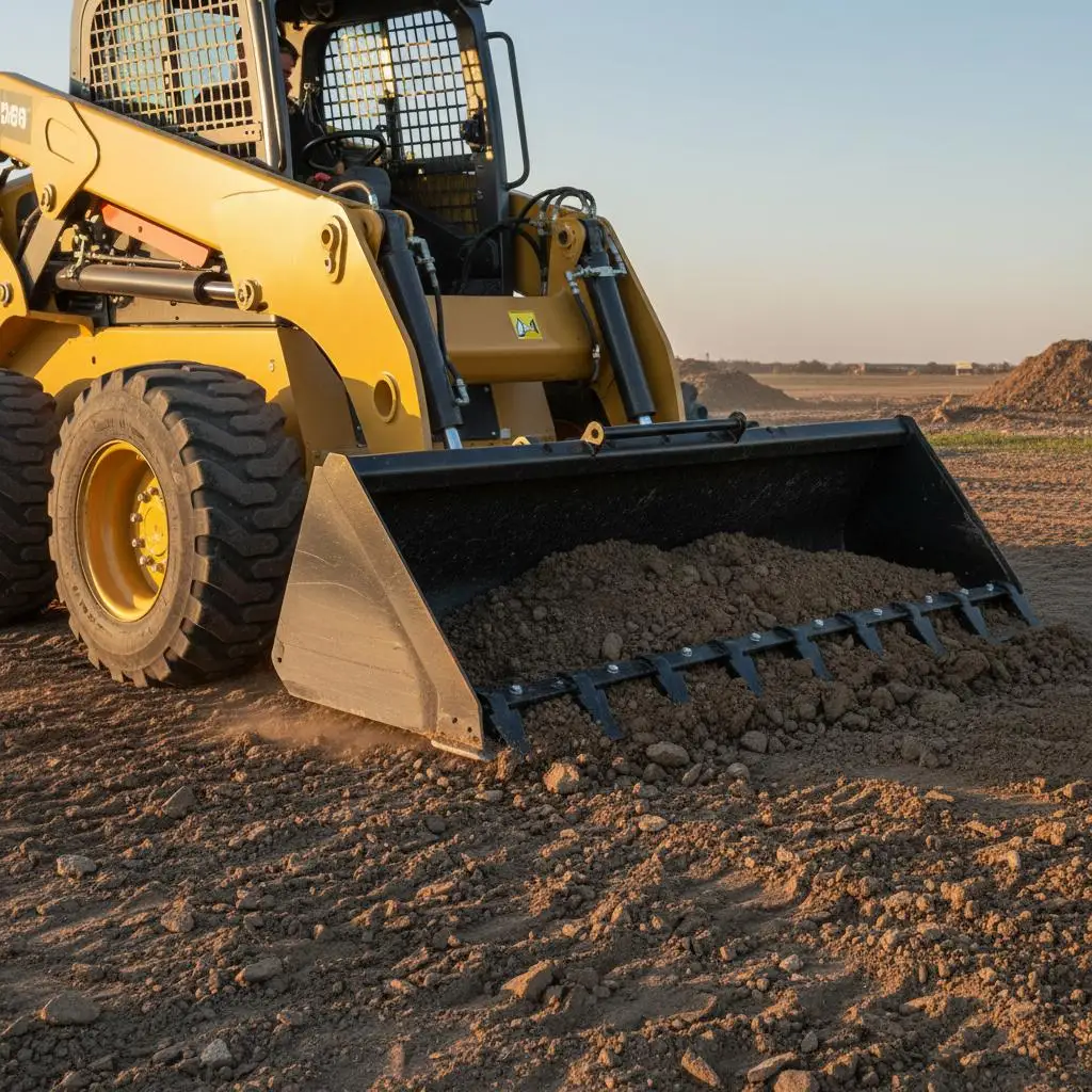 

72" Digging Tooth Attachment For Farm Loader, Construction Excavator, Landscaping Skidsteer, 4560 lbs Load Capacity Bolt-On D