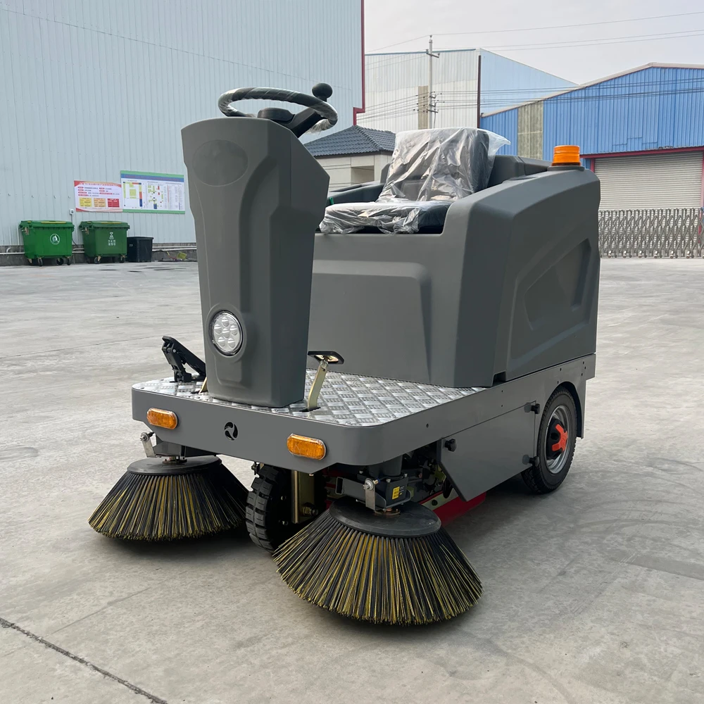 

Электрическая подметальная машина с сиденьем для оператора, автоматическое промышленное уборочное оборудование для крупных заводов, сообществ и парков
