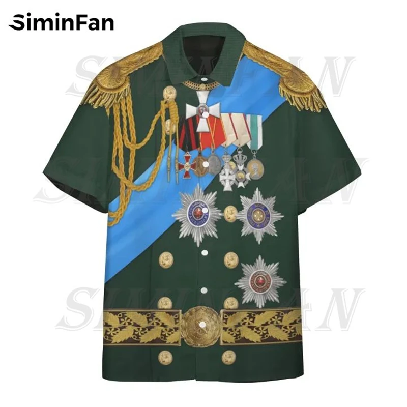 

Light Cavalry Soldier 3D Print Mens Hawaiian Aloha Shirts Guayabera Luxury Camisa Holiday Summer Beach Tshirt Short Sleeve Top 3