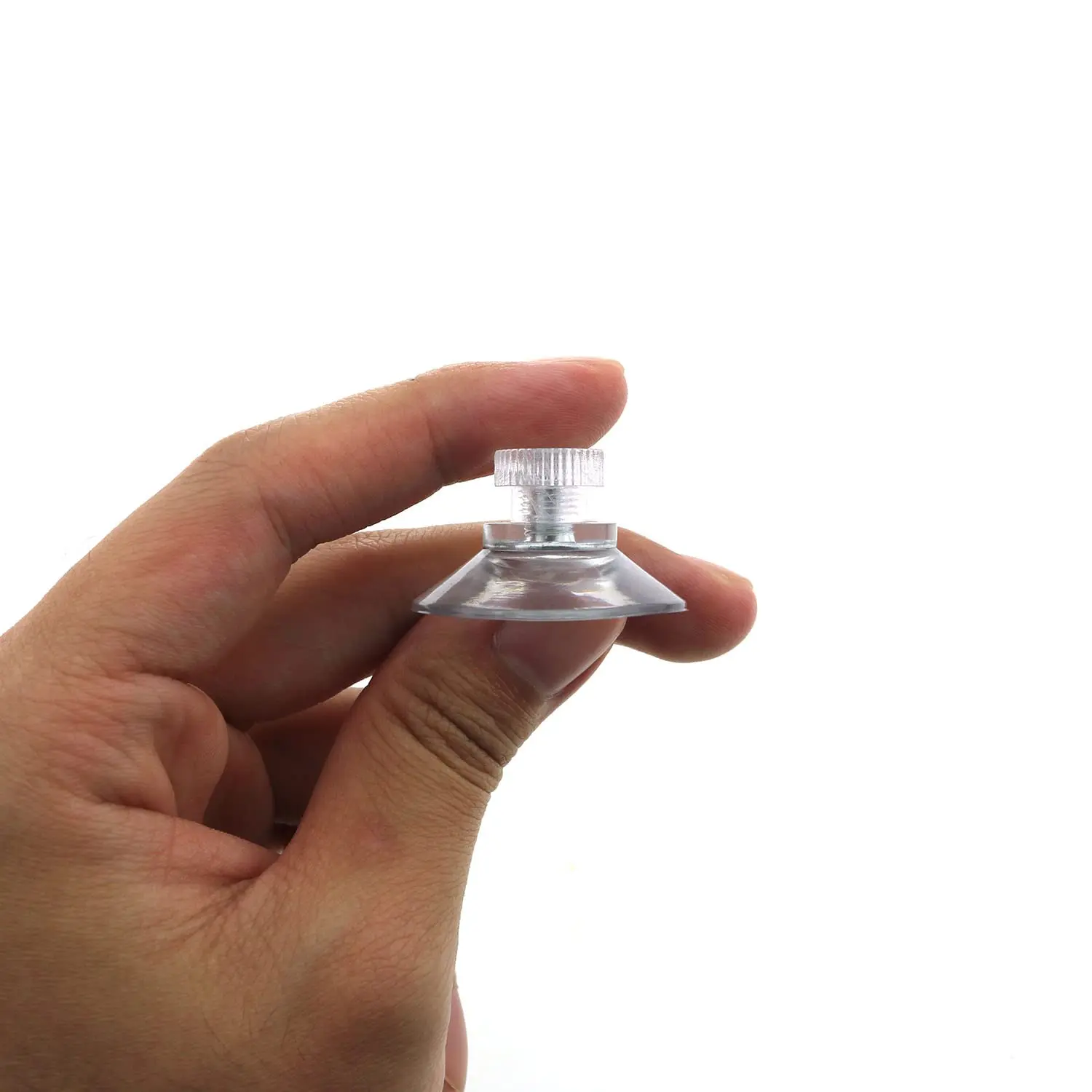 Clear Suction Cups PVC Vacuum Suction Cup Holder Plastic Suction Cups with Screws for Bathroom Kitchens Offices