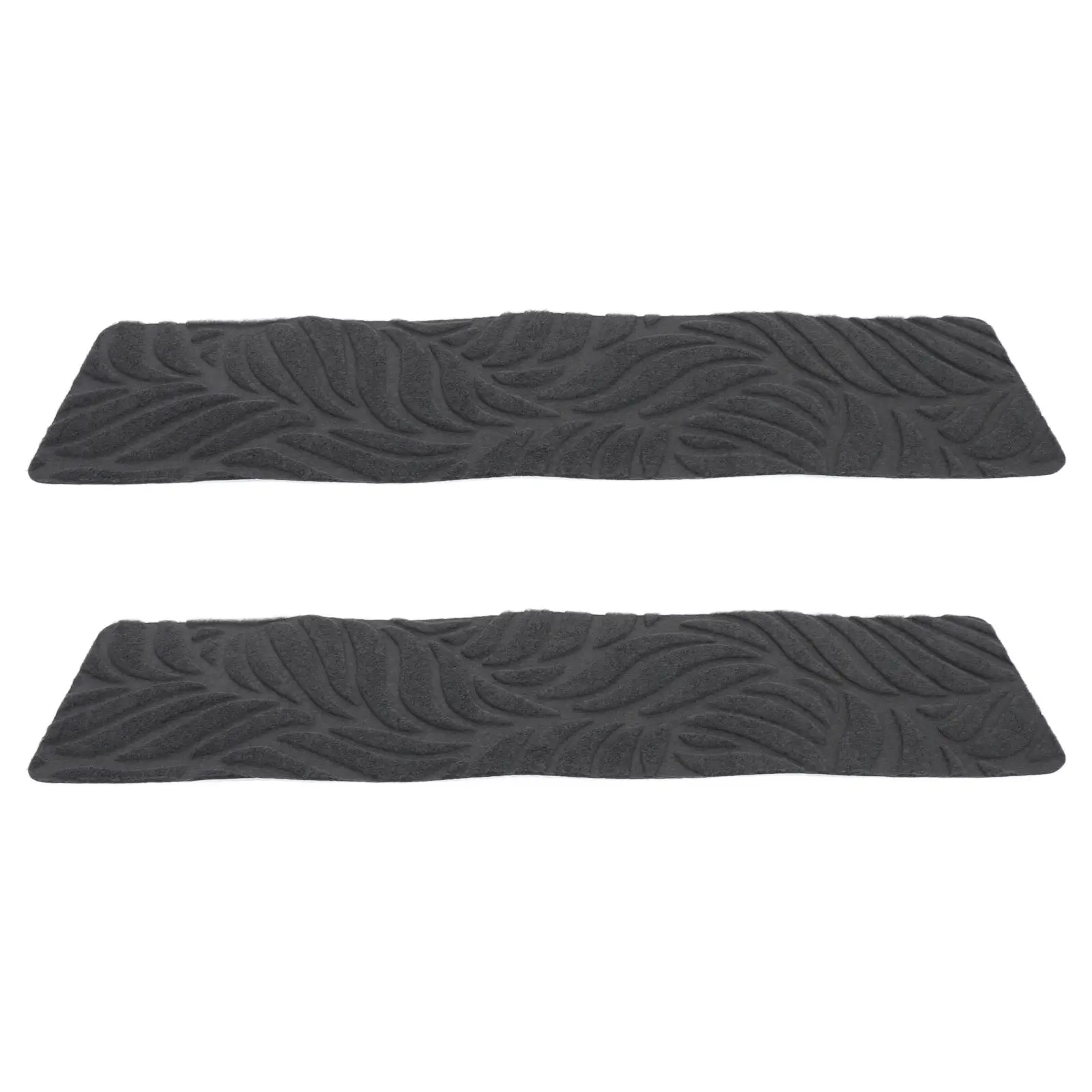 2Pcs Non Slip Stair Treads Indoor Embossed Carpet Rug Safety Peel Stick Mats for Wooden Steps Kids Elderly Pets