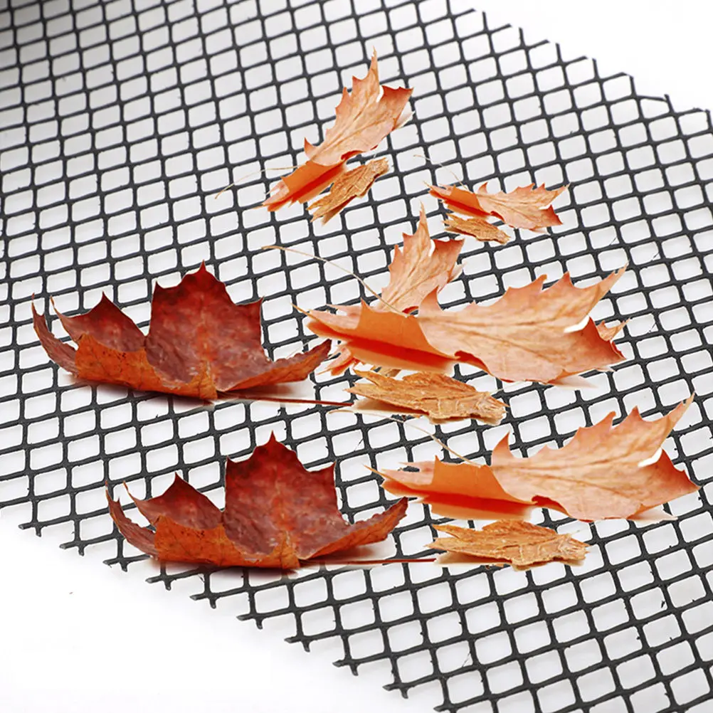 1Set Gutter Guard Mesh Sturdy Plastic Screen Protective Cover Easy Install Leaf Filter Net Debris Blocker Garden Plant Protector