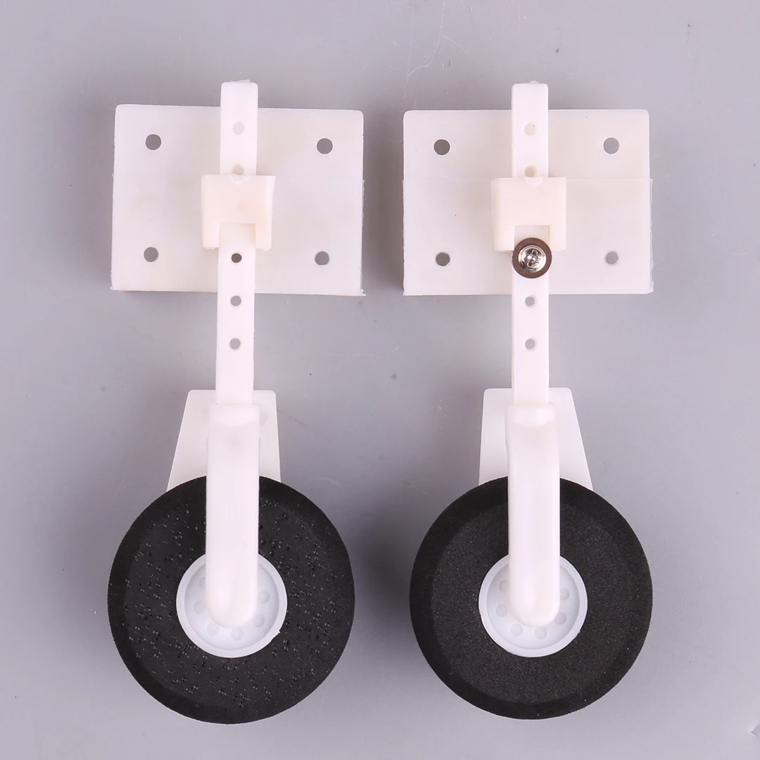 SU27 KT Board Nylon Landing Gear DIY Steering Wheel Undercarriage for FPV RC Fixed Wing Airplane Quadcopt Assembly Kit