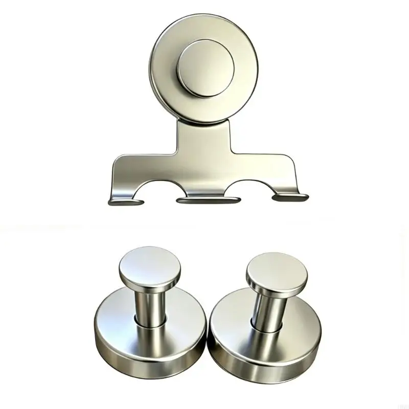 Rustproof Stainless Steel Shaving Wall Holder Suction Bathroom Organizers Space Efficient Storage Solution JOMD