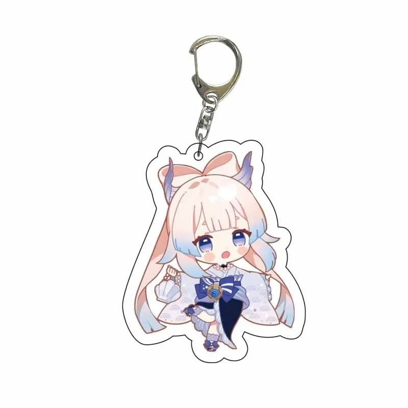 Cute Genshin Impact Acrylic Keychains